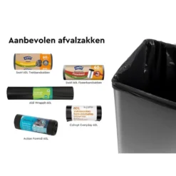 Curver Verto High - Prullenbak 54L - Blauw - 44x27x69cm