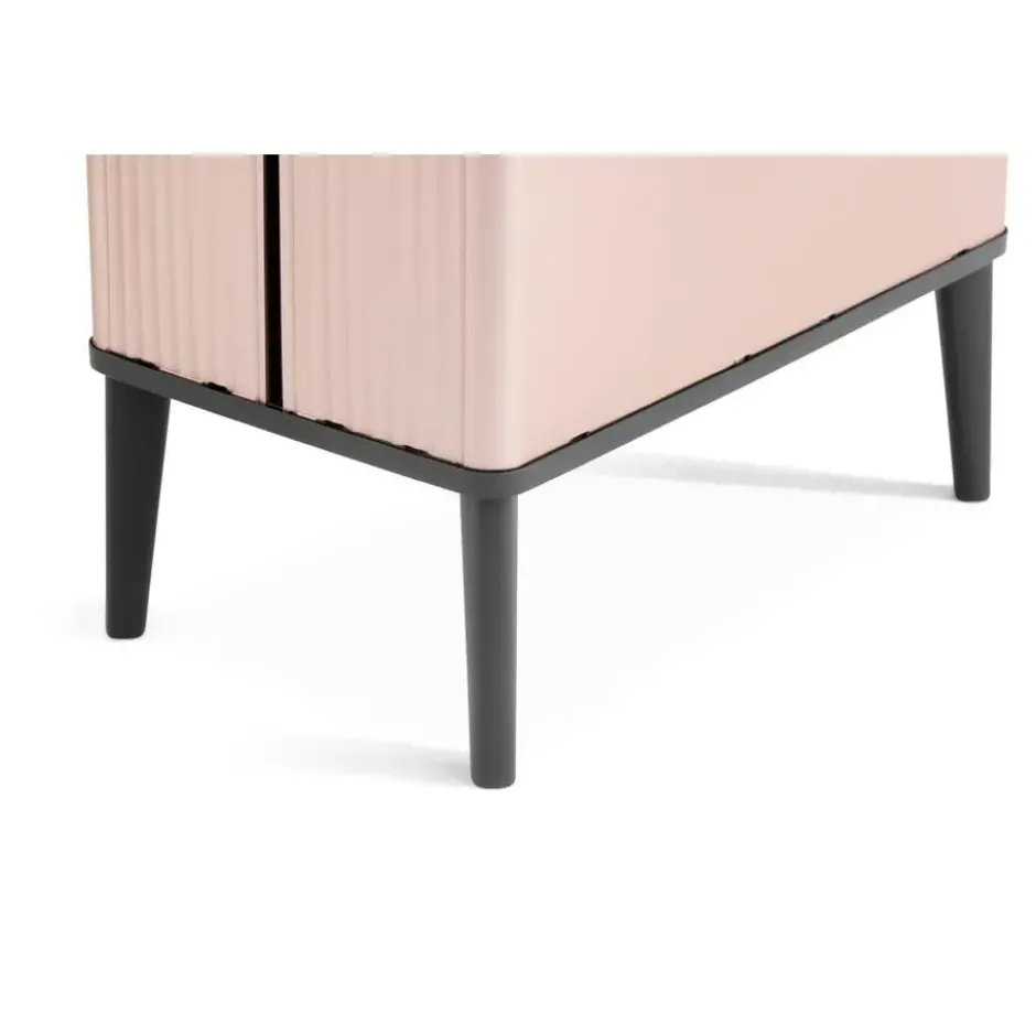 Curver Verto High - Prullenbak 54L - Rose - 44x27x69cm