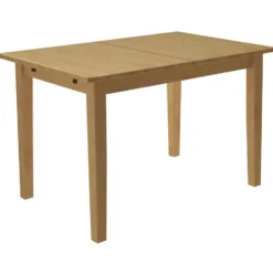 DAKOTA-Eettafel 120x80 cm 6 tot 10 plaatsen met verlenging in grenen