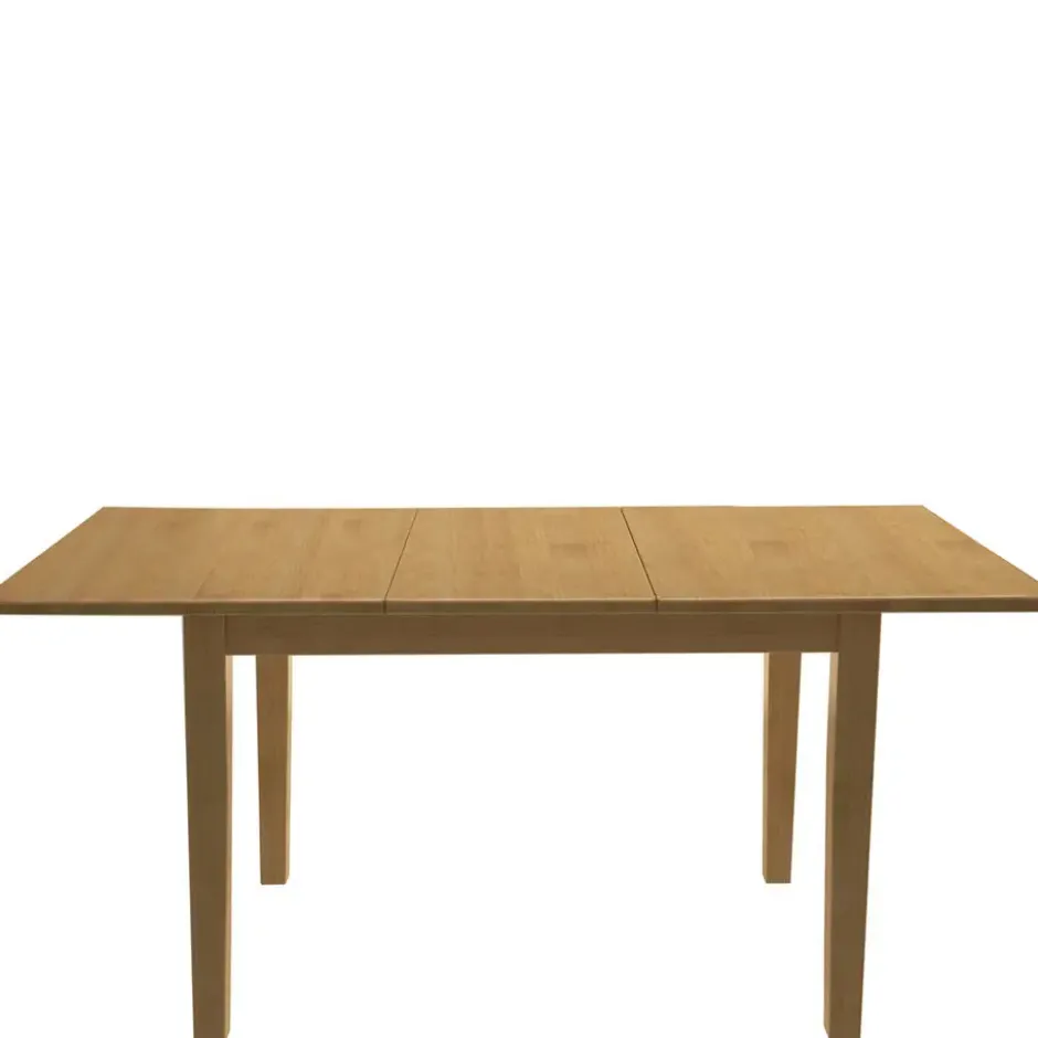 DAKOTA-Eettafel 120x80 cm 6 tot 10 plaatsen met verlenging in grenen
