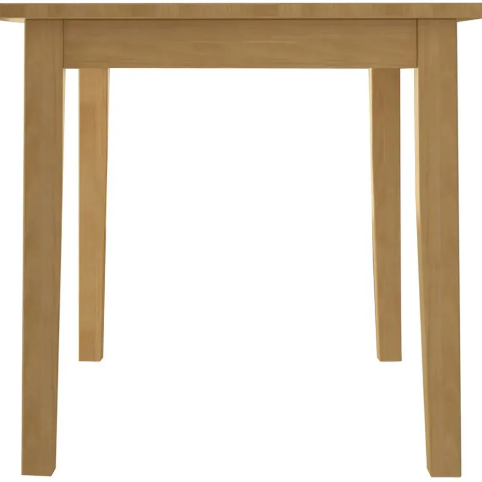 DAKOTA-Eettafel 120x80 cm 6 tot 10 plaatsen met verlenging in grenen