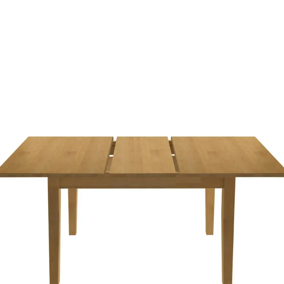 DAKOTA-Eettafel 120x80 cm 6 tot 10 plaatsen met verlenging in grenen