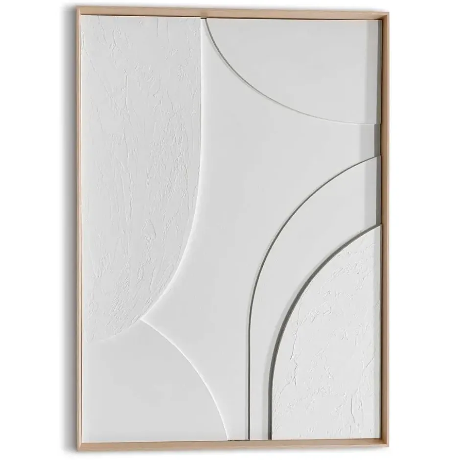 3D Art Licht & Vorm - 70 x 50 - Wit