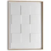3D Art Square - 70 x 50 - Wit