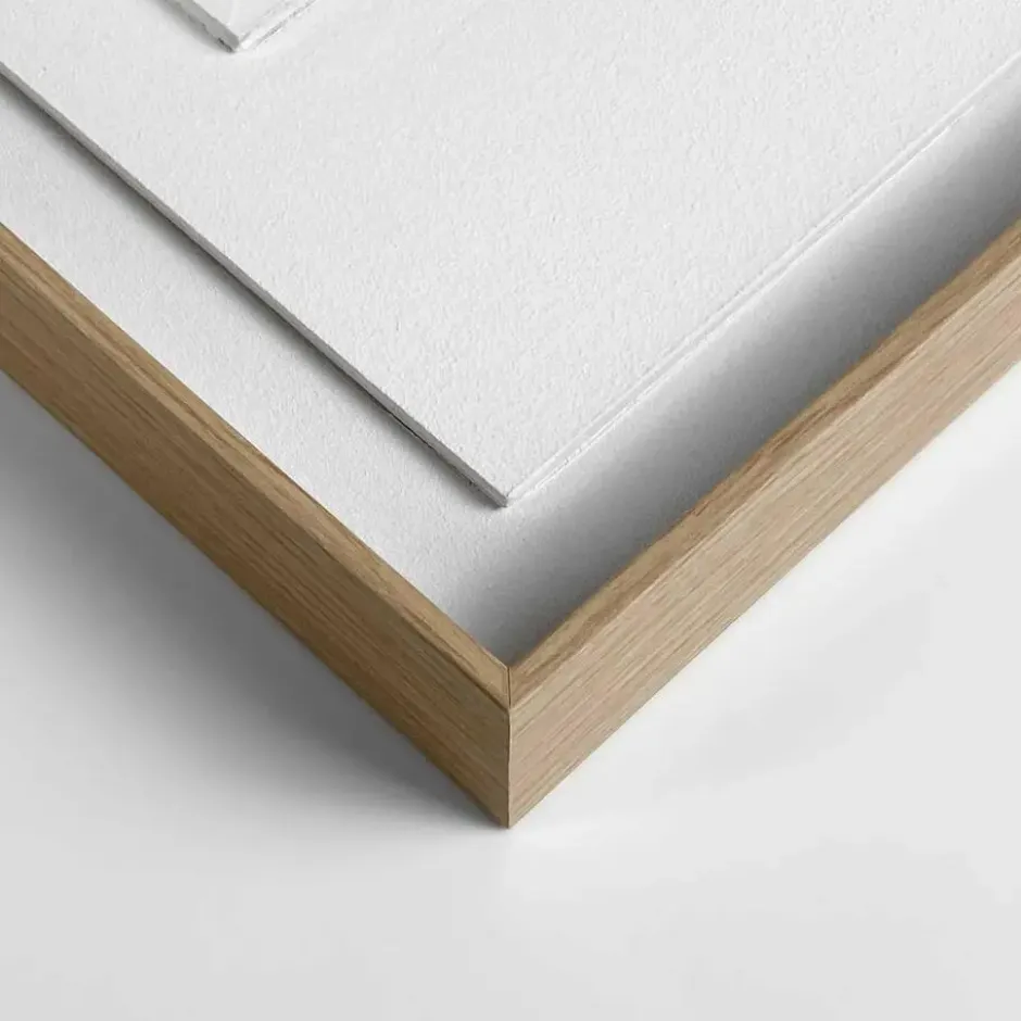 3D Art Square - 70 x 50 - Wit