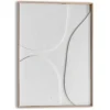 3D Art Stille Vormen - 70 x 50 - Wit