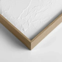 3D Art Stille Vormen - 70 x 50 - Wit