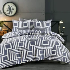 Day Dream Cas - Dekbedovertrek - Tweepersoons - 200x200/220 cm - Blauw