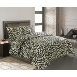 Day Dream Dekbedovertrek Panter - 200x200/220 cm - Beige