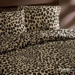 Day Dream Dekbedovertrek Panter - 200x200/220 cm - Beige
