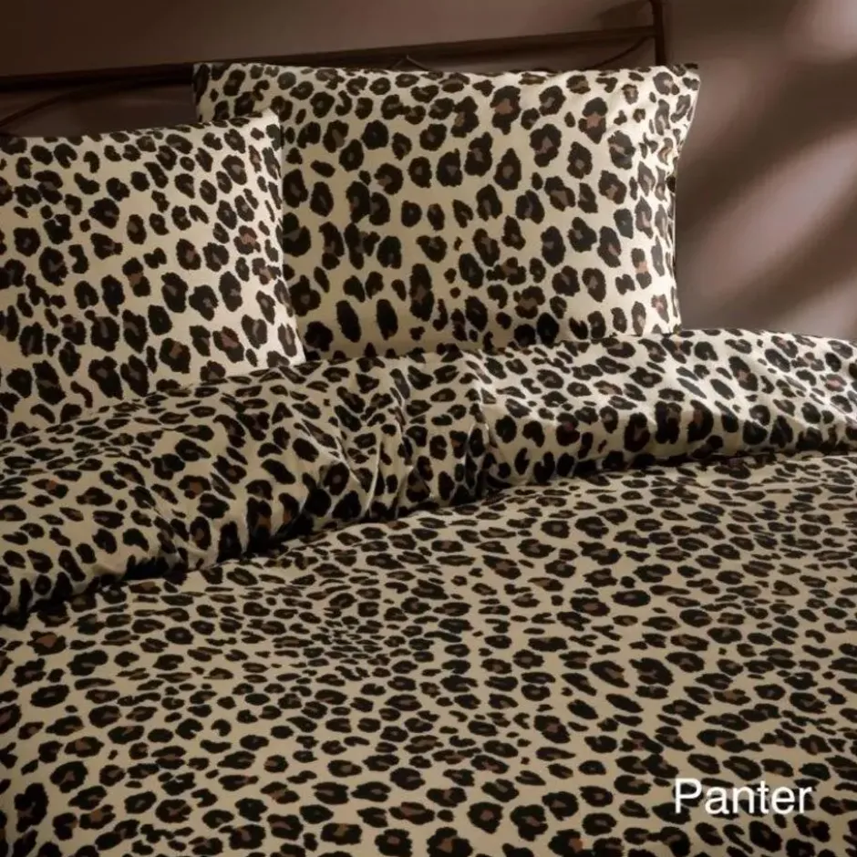 Day Dream Dekbedovertrek Panter - 200x200/220 cm - Beige