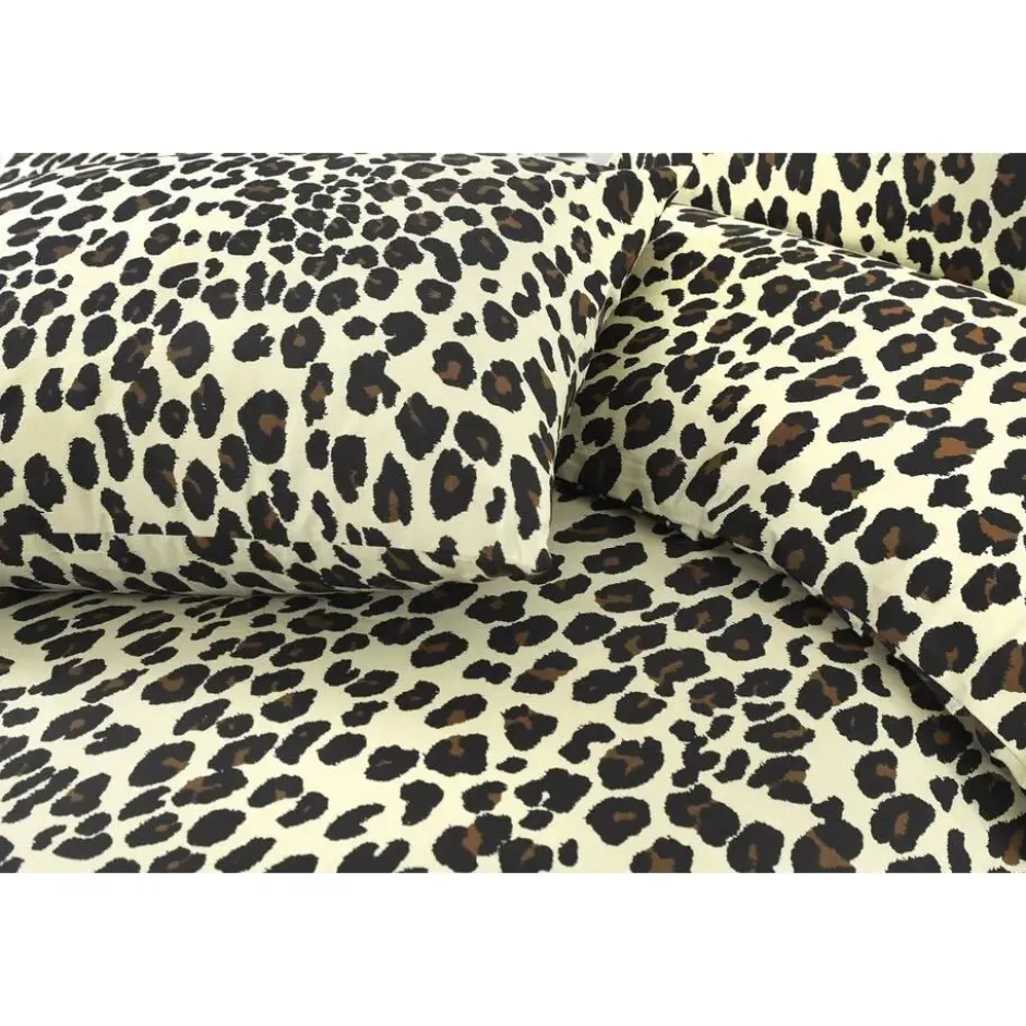 Day Dream Dekbedovertrek Panter - 200x200/220 cm - Beige