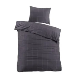 Day Dream Duuk - Dekbedovertrek - Eenpersoons - 140x200/220 cm - Grijs