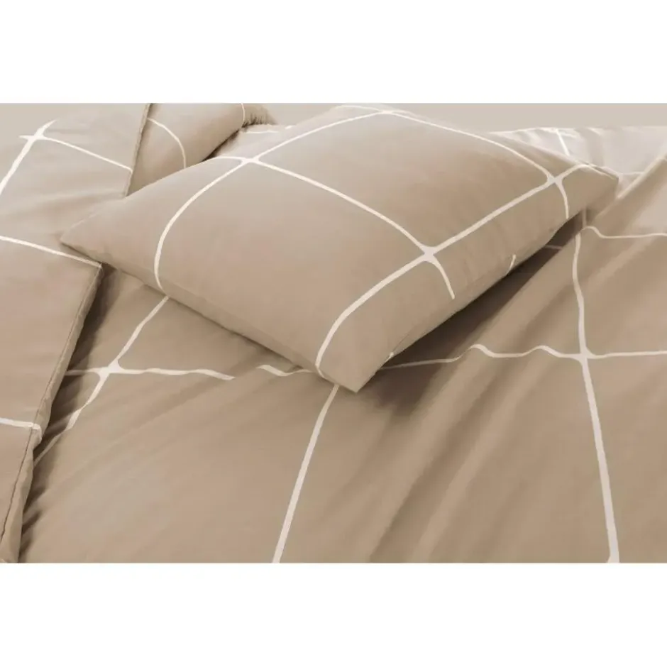 Day Dream Stan - Dekbedovertrek - Eenpersoons - 140 x 200/220 - Beige