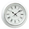 Deco by Boltze Wandklok Yella - wit - 40 cm - klassiek