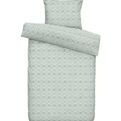 Dekbedovertrek Bella - groen - 140x220 cm