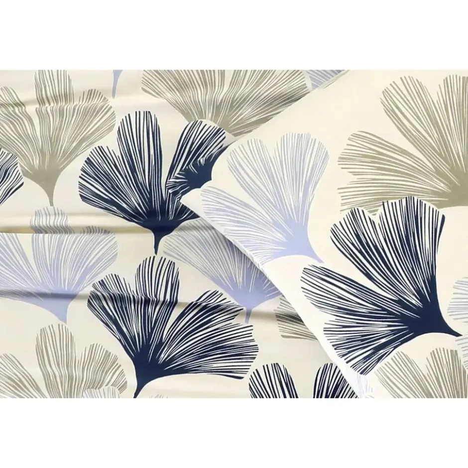 Dekbedovertrek Boaz - wit/blauw - 200x220 cm