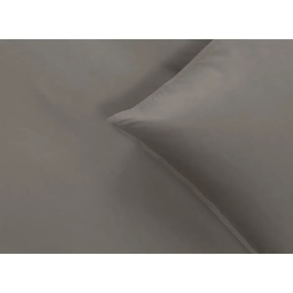 Dekbedovertrek Jorrit effen - antraciet - 140x200/220 cm