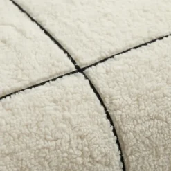 Dekbedovertrek Teddy Trim Beige 200x220 – Zacht & Warm – Incl. 2 Kussenslopen