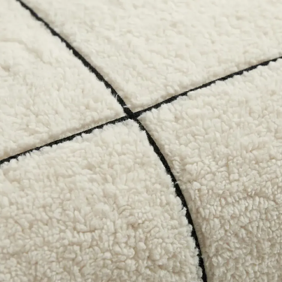 Dekbedovertrek Teddy Trim Beige 200x220 – Zacht & Warm – Incl. 2 Kussenslopen
