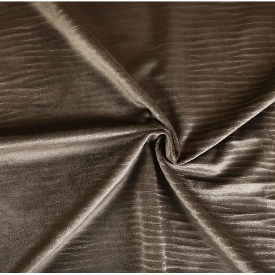Dekbedovertrek Velvet Cartier 200x220 – Fluweelzacht Uni Design – Taupe