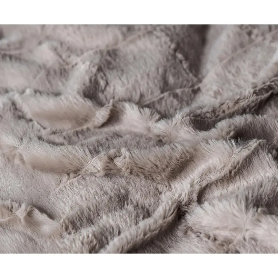 Dekbedovertrek 240x220 – Furry Check Design & Zacht Warm Fleece