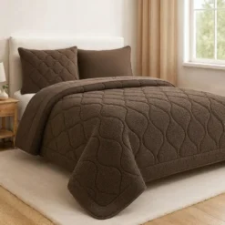 Dekbed zonder Overtrek Lazy Teddy 200x200 – Superzacht & Wasbaar – Bruin