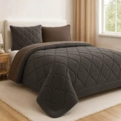 Dekbed zonder Overtrek Lazy Teddy 140x200 – Superzacht & Wasbaar – Taupe
