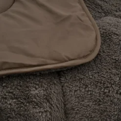 Dekbed zonder Overtrek Lazy Teddy 140x200 – Superzacht & Wasbaar – Taupe