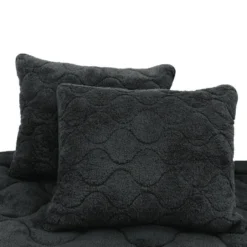Dekbed zonder Overtrek Lazy Teddy 140x200 – Superzacht & Wasbaar – Zwart