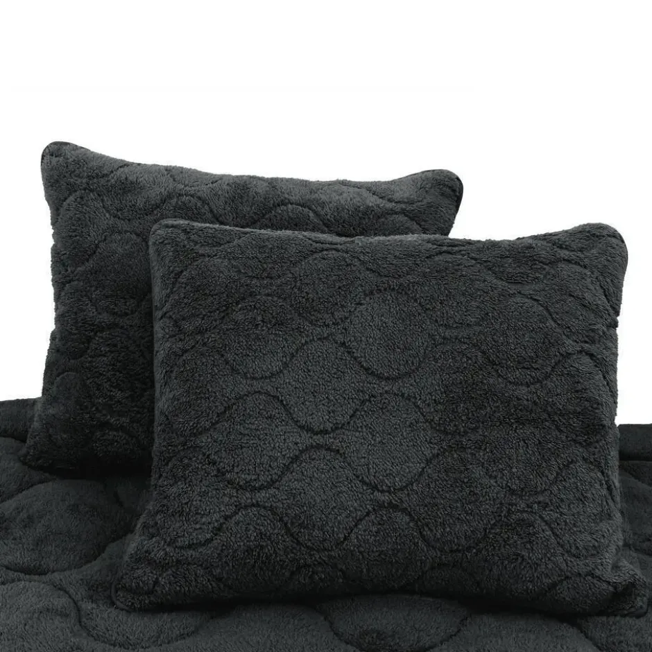 Dekbed zonder Overtrek Lazy Teddy 140x200 – Superzacht & Wasbaar – Zwart
