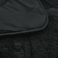 Dekbed zonder Overtrek Lazy Teddy 200x200 – Superzacht & Wasbaar – Zwart