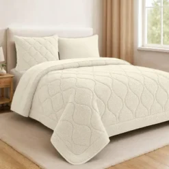 Dekbed zonder Overtrek Lazy Teddy 240x200 – Superzacht & Wasbaar – Beige