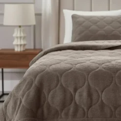Dekbed zonder Overtrek Lazy Teddy 240x200 – Superzacht & Wasbaar – Taupe