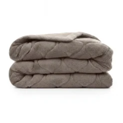 Dekbed zonder Overtrek Lazy Teddy 240x200 – Superzacht & Wasbaar – Taupe