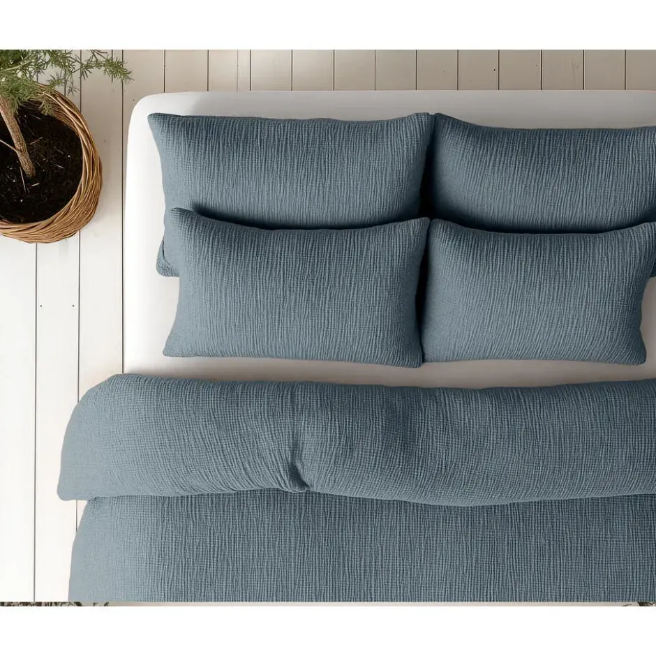 Dekbed zonder Overtrek – Luxe Mousseline – Superzacht Katoen – Groen 240x200