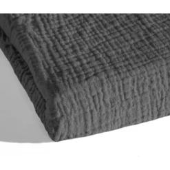 Dekbed zonder Overtrek – Luxe Mousseline – Superzacht Katoen – Antraciet 240x200