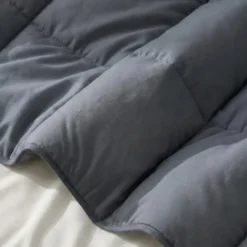 Dekbed zonder overtrek – Perkal Hotel Katoen – 240x220 – Antraciet