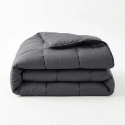 Dekbed zonder overtrek – Perkal Hotel Katoen – 200x220 – Antraciet