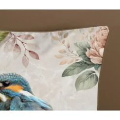 Descanso IJsvogel Dekbedovertrek Zand-2-persoons (200 x 200/220 cm)