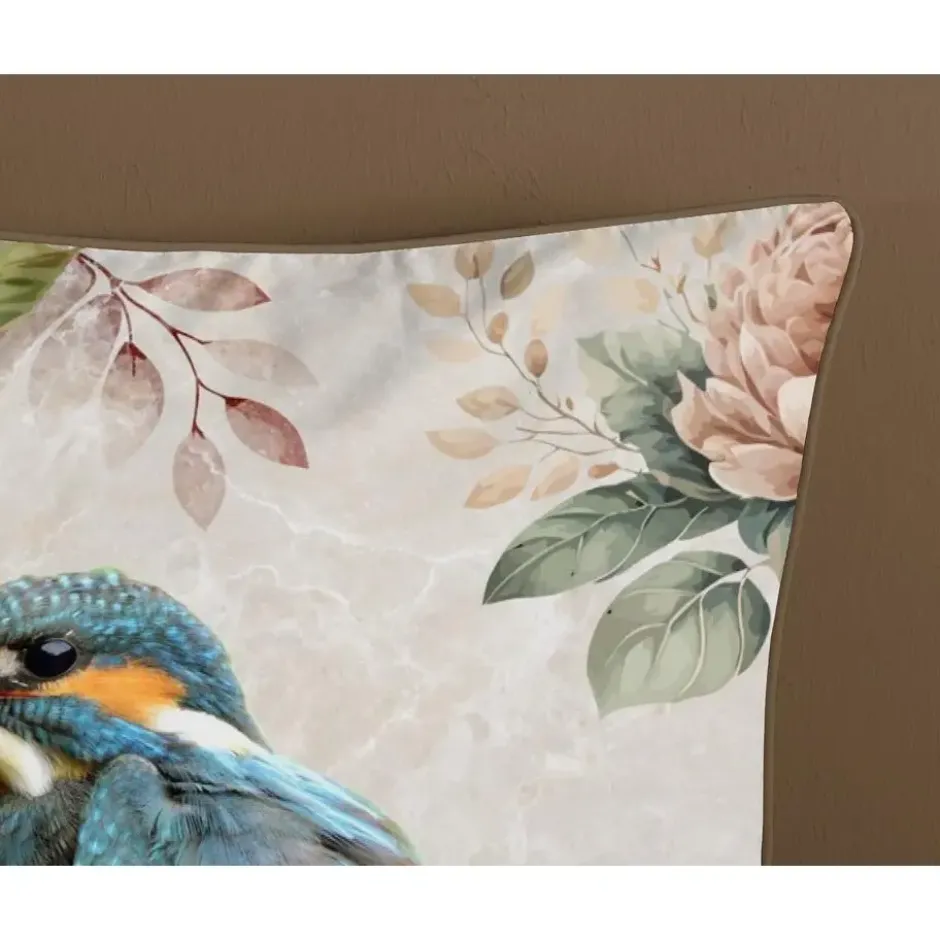 Descanso IJsvogel Dekbedovertrek Zand-2-persoons (200 x 200/220 cm)