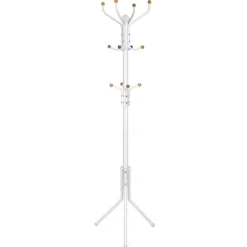 Design Kapstok met 12 Haken - Perfect in een Inkom hal - 182 cm - Wit