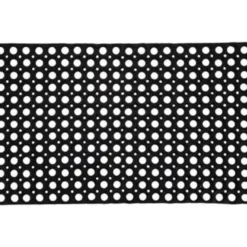 Deurmat groot - rubber - 50 x 80 cm