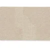 Deurmat 60x40 cm Parallelle lijnen - Lichte textuur - Beige