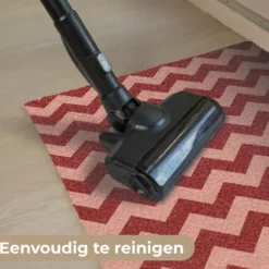 Deurmat 60x40 cm Zigzag - Strepen - Patroon - Rood