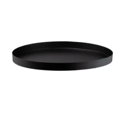 Dienblad Fenno - zwart - metaal - Ø52 cm