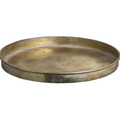 Dienblad Krist - goudkleurig - 4,2xØ47 cm