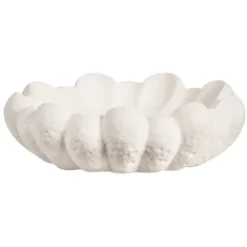 Dienblad Poppy - wit - stoneware - 6xØ22 cm