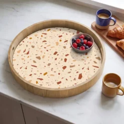 Dienblad 50x50 cm Terrazzo - Patroon - Kleurrijk - Steen