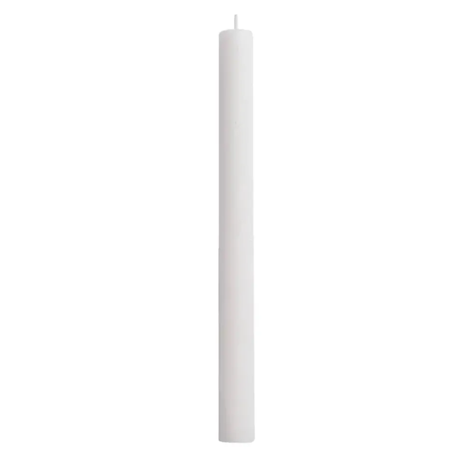 Dinerkaars Rustiek - wit - 25 cm
